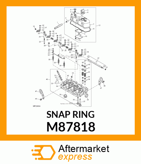 SNAP RING, RING, RETAINING M87818