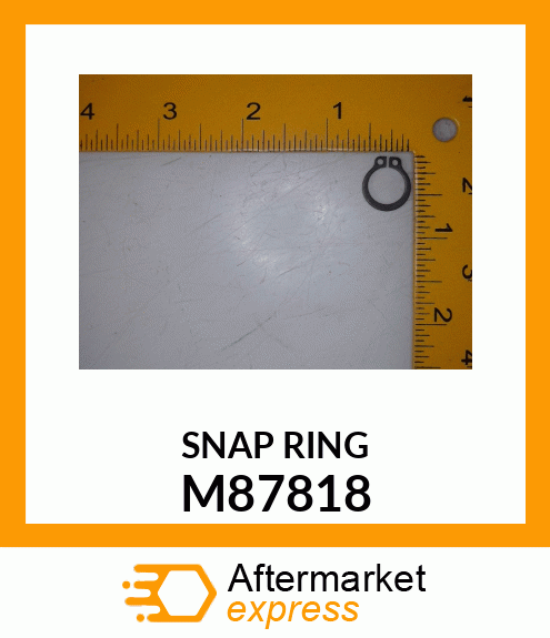 SNAP RING, RING, RETAINING M87818