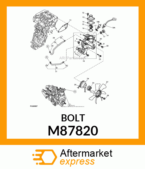 BOLT, BOLT, BOLT, 6 X 20 M87820