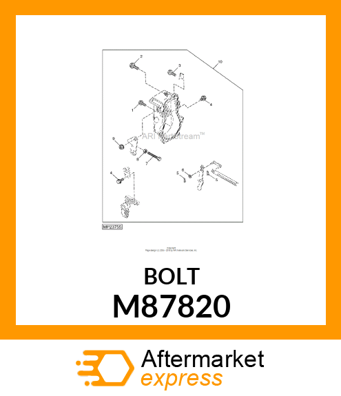 BOLT, BOLT, BOLT, 6 X 20 M87820