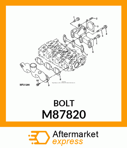 BOLT, BOLT, BOLT, 6 X 20 M87820