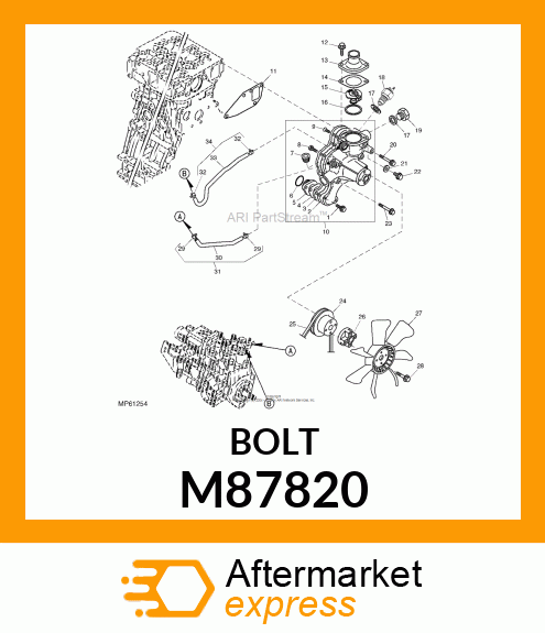 BOLT, BOLT, BOLT, 6 X 20 M87820