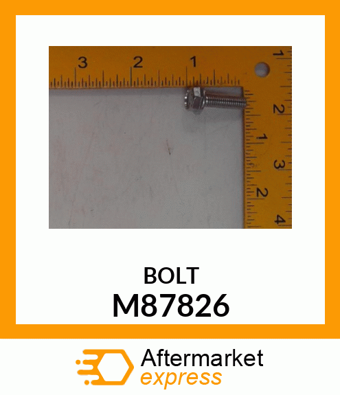 BOLT, 6 X 22 M87826