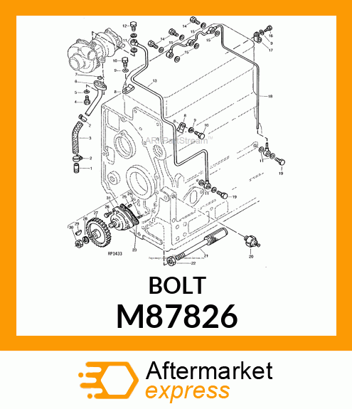 BOLT, 6 X 22 M87826