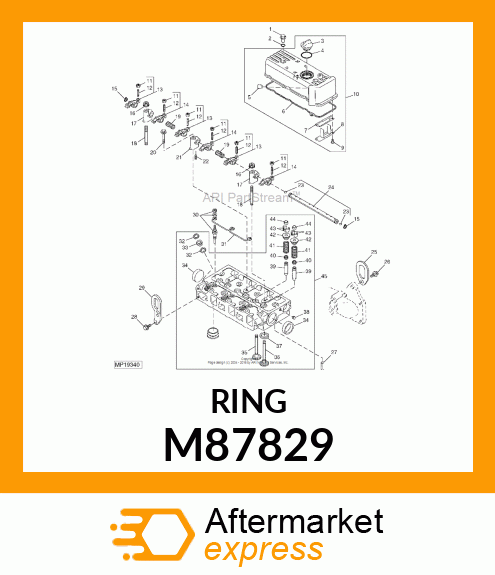 INSERT, INTAKE VALVE SEAT M87829