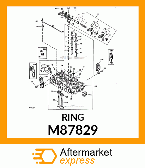 INSERT, INTAKE VALVE SEAT M87829