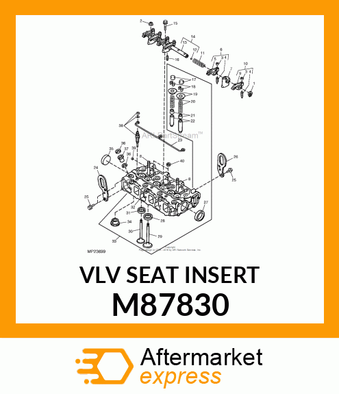 INSERT, EXHAUST VALVE SEAT M87830