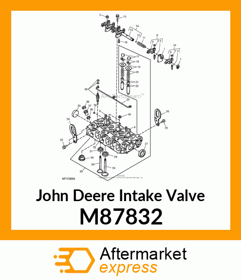 VALVE, INTAKE M87832