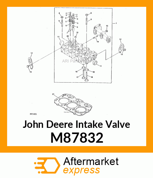 VALVE, INTAKE M87832