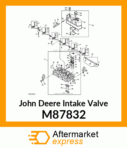 VALVE, INTAKE M87832