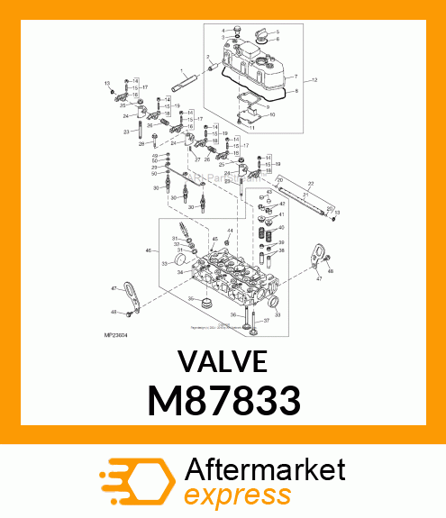 VALVE, EXHAUST M87833