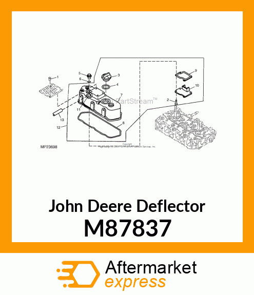 BAFFLE, BREATHER M87837