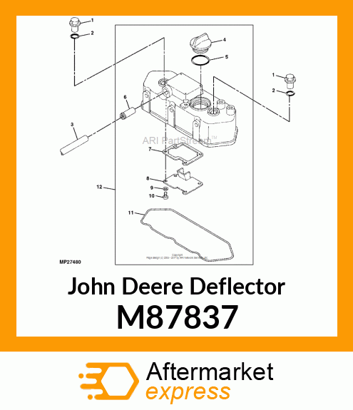 BAFFLE, BREATHER M87837