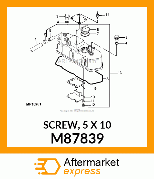 SCREW, 5 X 10 M87839