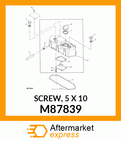 SCREW, 5 X 10 M87839