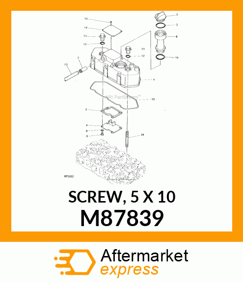 SCREW, 5 X 10 M87839
