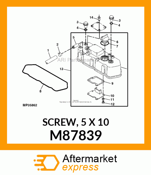 SCREW, 5 X 10 M87839