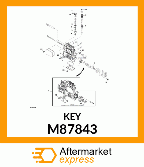 KEY M87843