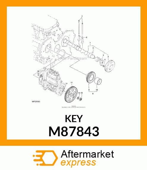 KEY M87843