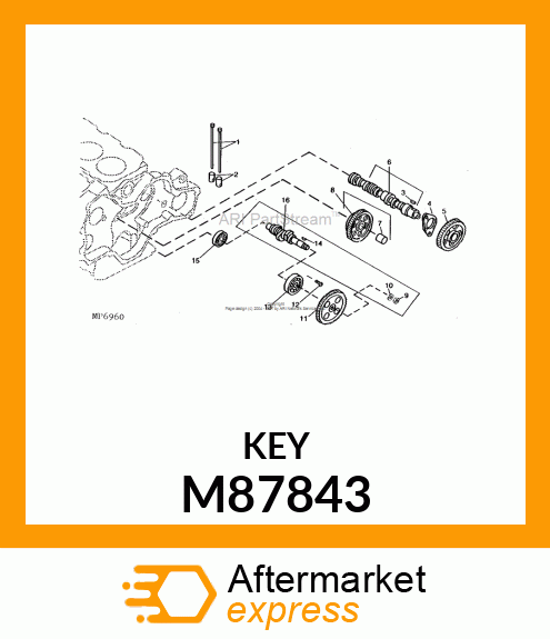 KEY M87843