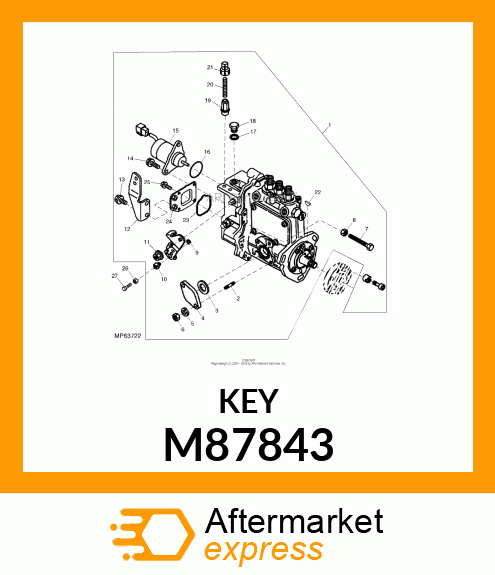 KEY M87843