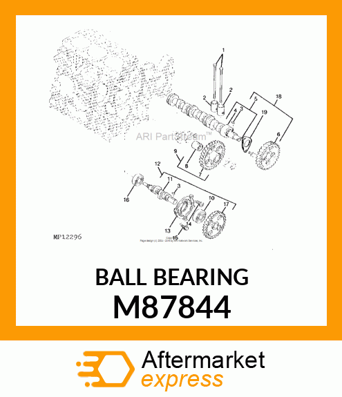 BEARING, 6203 M87844