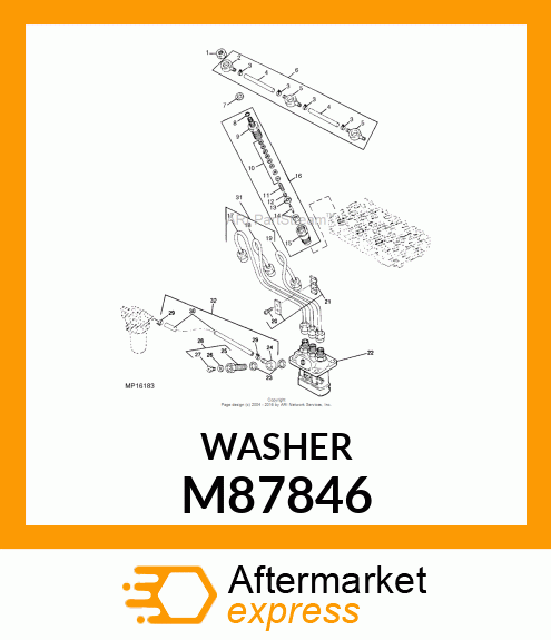 GASKET, GASKET, DELIVERY VALVE M87846