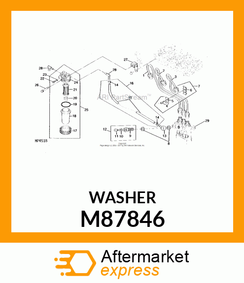 GASKET, GASKET, DELIVERY VALVE M87846