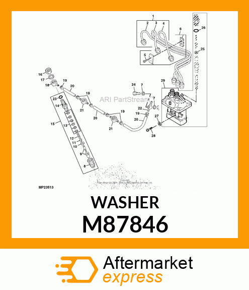 GASKET, GASKET, DELIVERY VALVE M87846