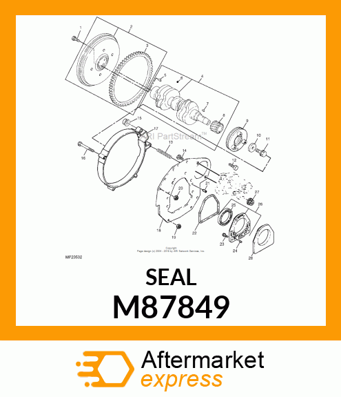 RUBBER, SEAL M87849