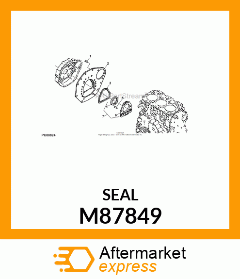 RUBBER, SEAL M87849