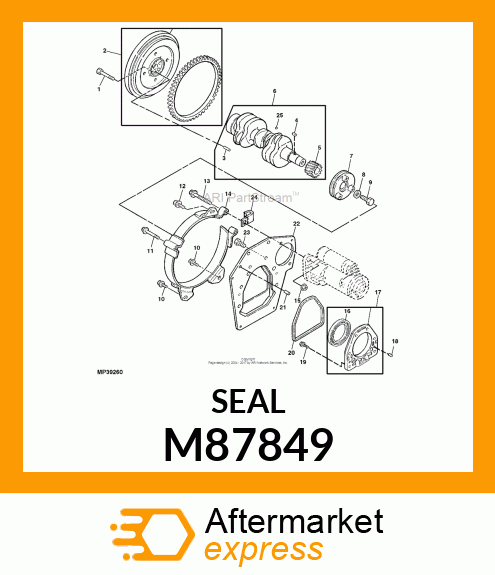 RUBBER, SEAL M87849