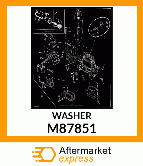 WASHER, WASHER, SEAL M87851