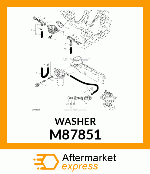 WASHER, WASHER, SEAL M87851