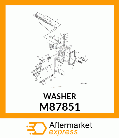 WASHER, WASHER, SEAL M87851