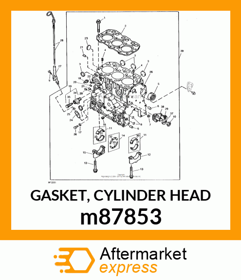 GASKET, CYLINDER HEAD m87853