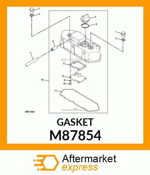 GASKET, ROCKER COVER M87854
