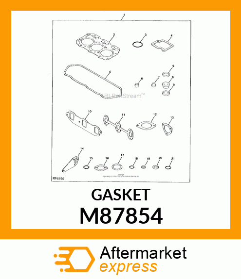 GASKET, ROCKER COVER M87854