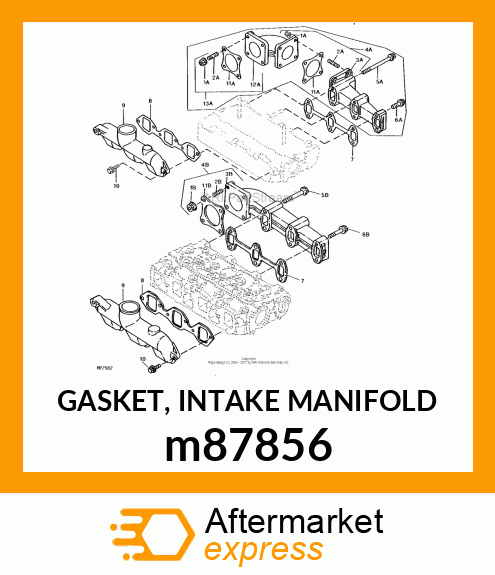 GASKET, INTAKE MANIFOLD m87856