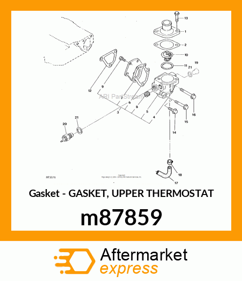 GASKET, GASKET, UPPER m87859