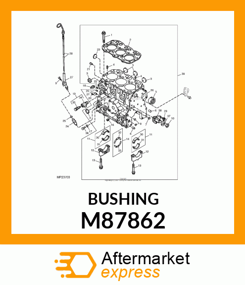 BUSHING, CAMSHAFT M87862