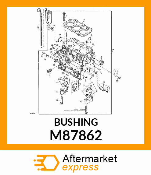 BUSHING, CAMSHAFT M87862