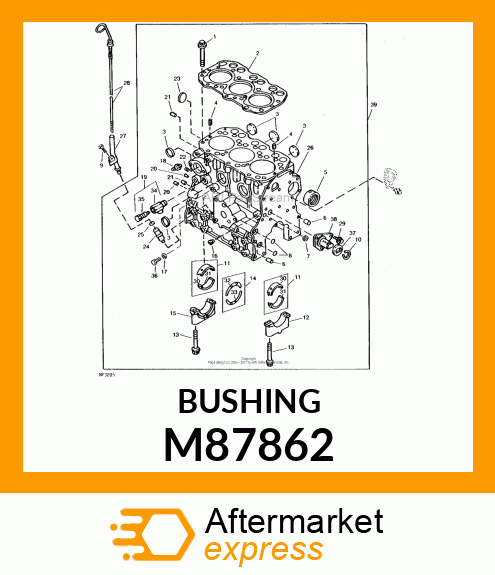 BUSHING, CAMSHAFT M87862