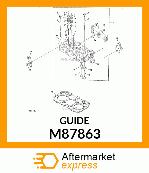 GUIDE, VALVE M87863