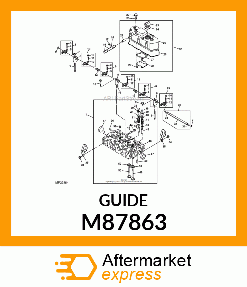 GUIDE, VALVE M87863