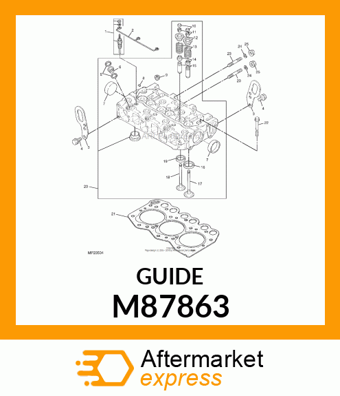 GUIDE, VALVE M87863