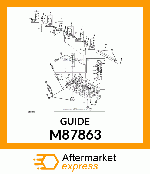 GUIDE, VALVE M87863