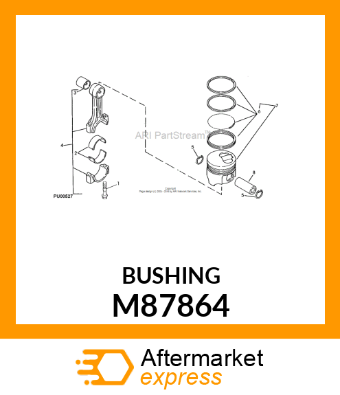 BUSHING, CONNECTING ROD M87864