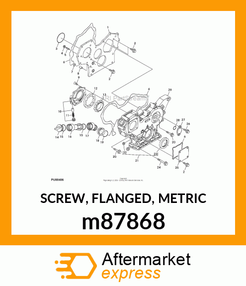 SCREW, FLANGED, METRIC m87868