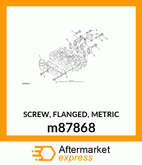 SCREW, FLANGED, METRIC m87868